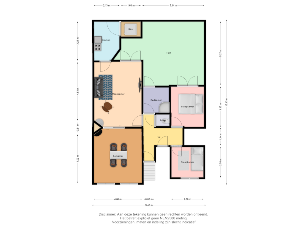 Bekijk plattegrond van Begane grond van Spilsluizen 28