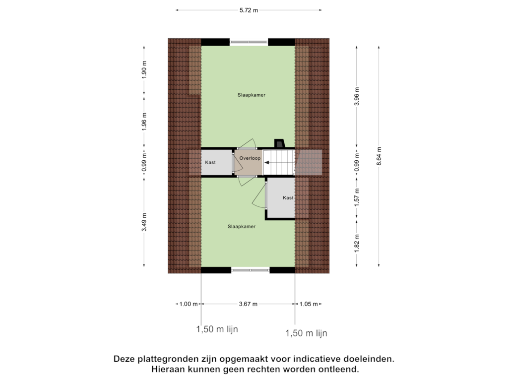 Bekijk plattegrond van Eerste Verdieping van Hunerwold State 72