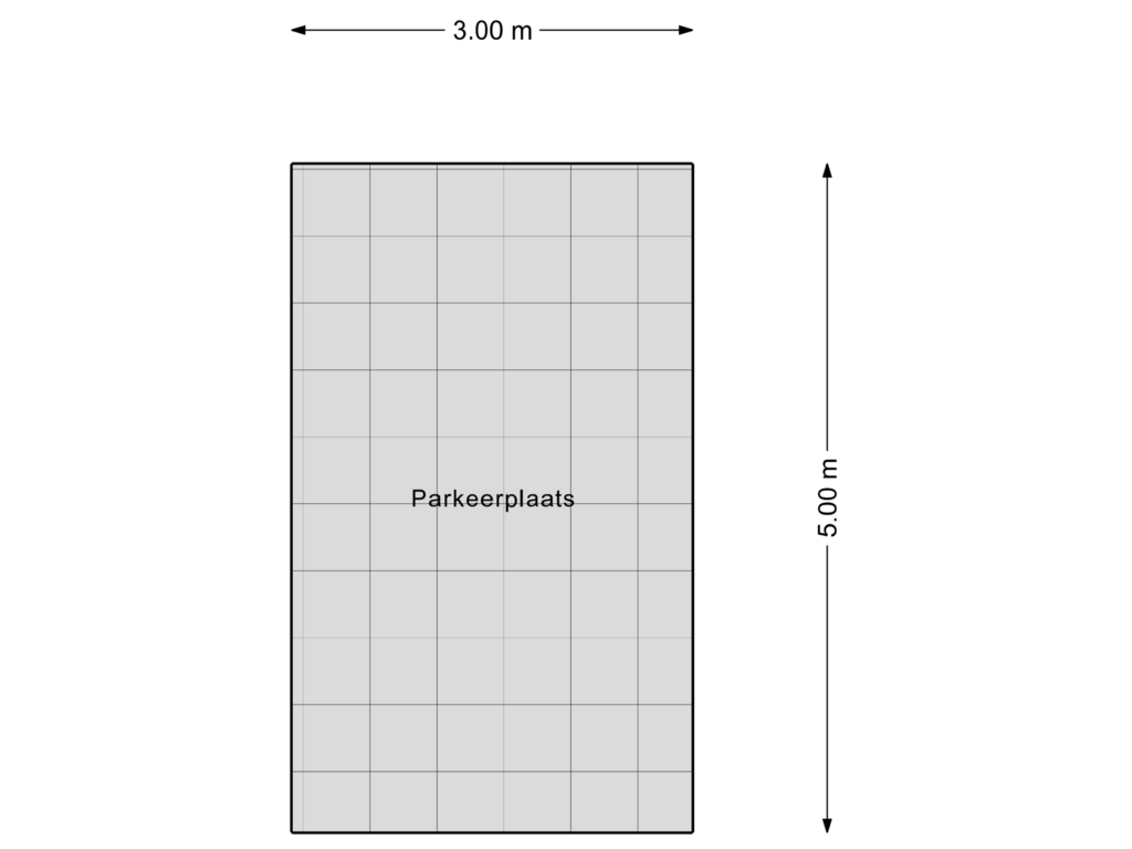 Bekijk plattegrond van Parkeerplaats van Landverhuizersplein 2