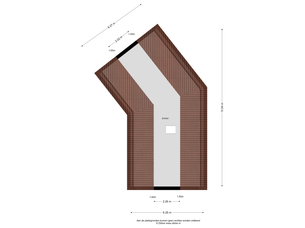 Bekijk plattegrond van Zolder van Donge 31-A