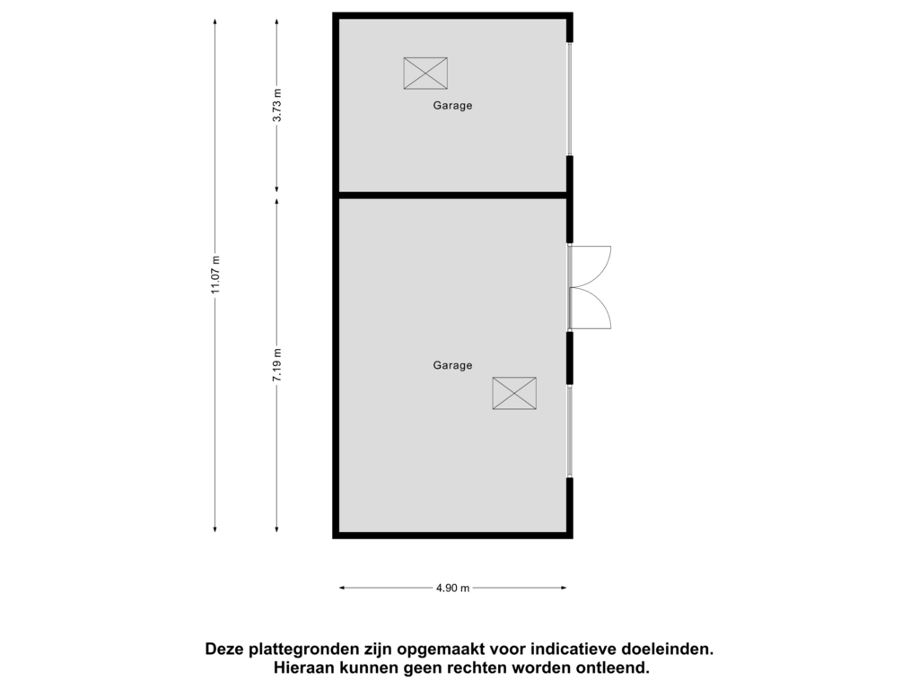 Bekijk plattegrond van Garage van Bosweg 6