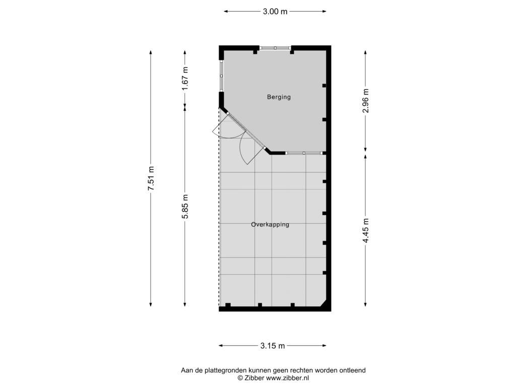 Bekijk plattegrond van Berging van De Tinneweide 165