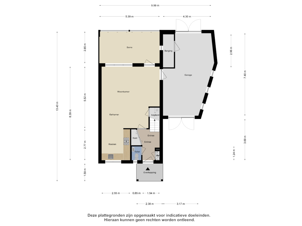 View floorplan of Begane Grond of 't Steenwerk 14