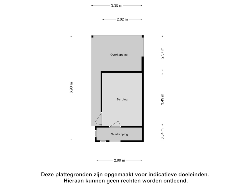 View floorplan of Berging of 't Steenwerk 14