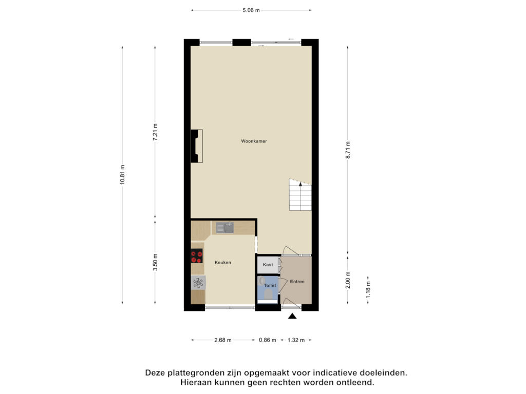 View floorplan of Begane Grond of Van der Zaenlaan 4