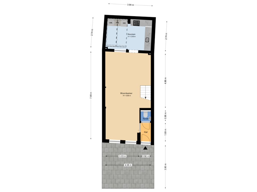 Bekijk plattegrond van Situatie van Laan van Altena 37