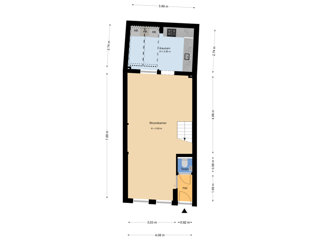 Bekijk plattegrond van Begane grond van Laan van Altena 37