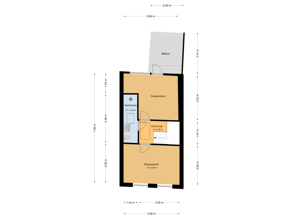 Bekijk plattegrond van 1e verdieping van Laan van Altena 37