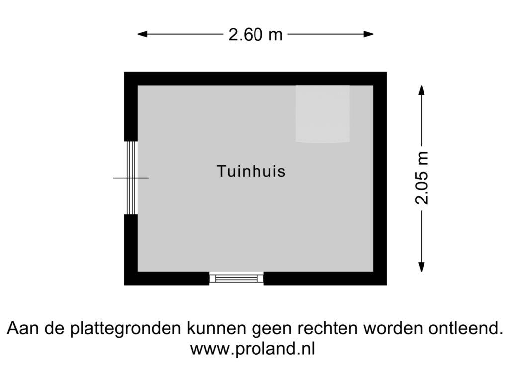 Bekijk plattegrond van Tuinhuis van Oppenheimstraat 80