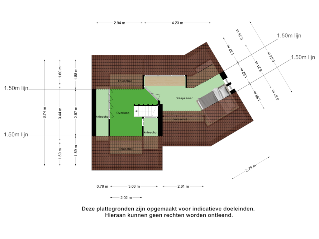 Bekijk plattegrond van Tweede Verdieping van Geraniumstraat 30