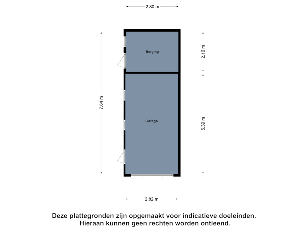 Bekijk plattegrond van Garage van Geraniumstraat 30