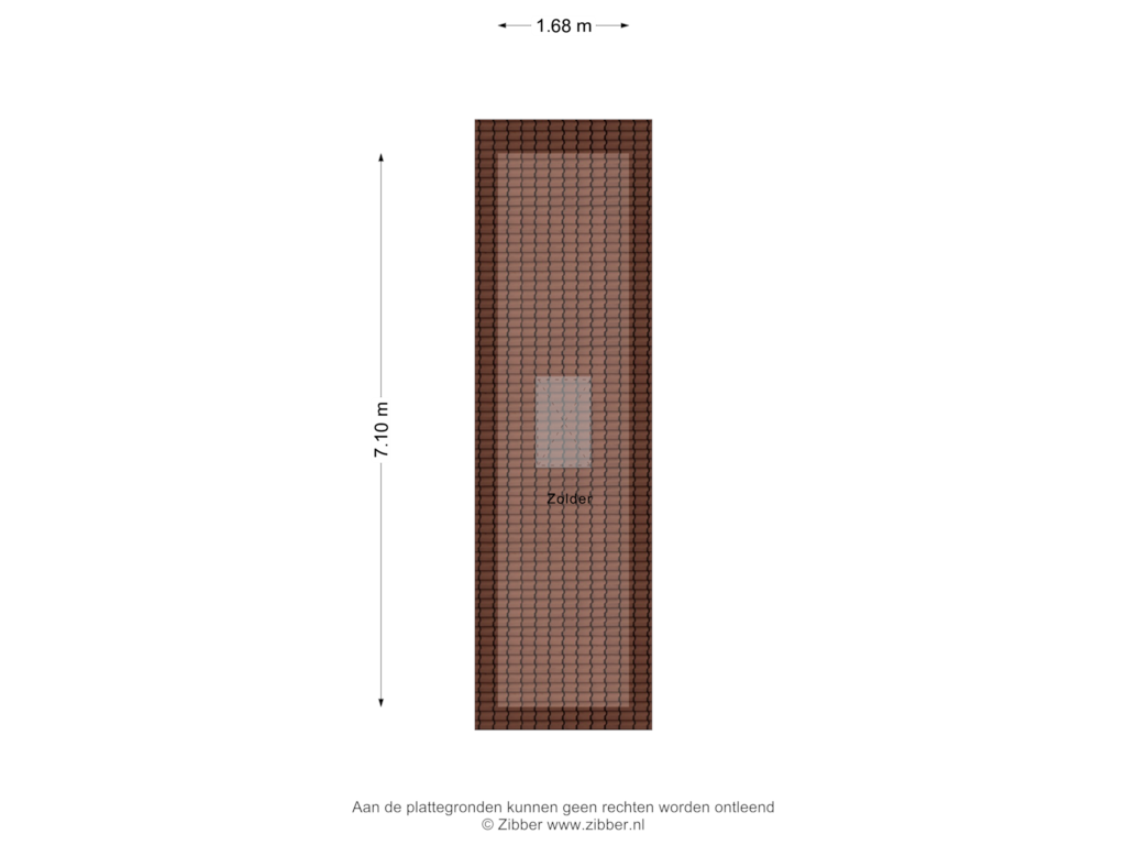 Bekijk plattegrond van Zolder van Domburgseweg 62