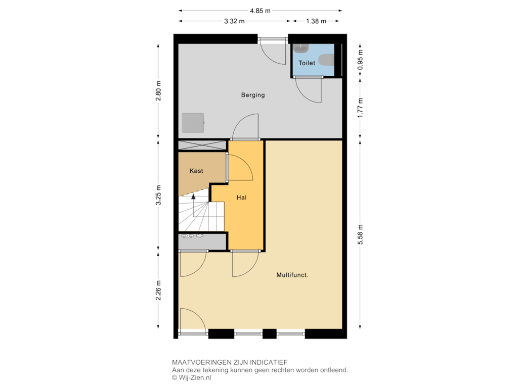 View floorplan of BG of Medinastraat 24