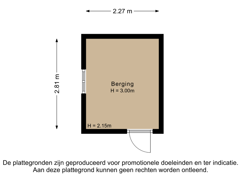 Bekijk plattegrond van Berging van Winkelmanstraat 30