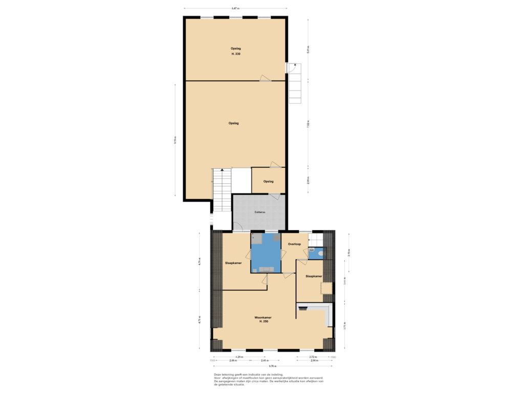 Bekijk plattegrond van 1e verdieping van Pieter Janszoon Jongstraat 70