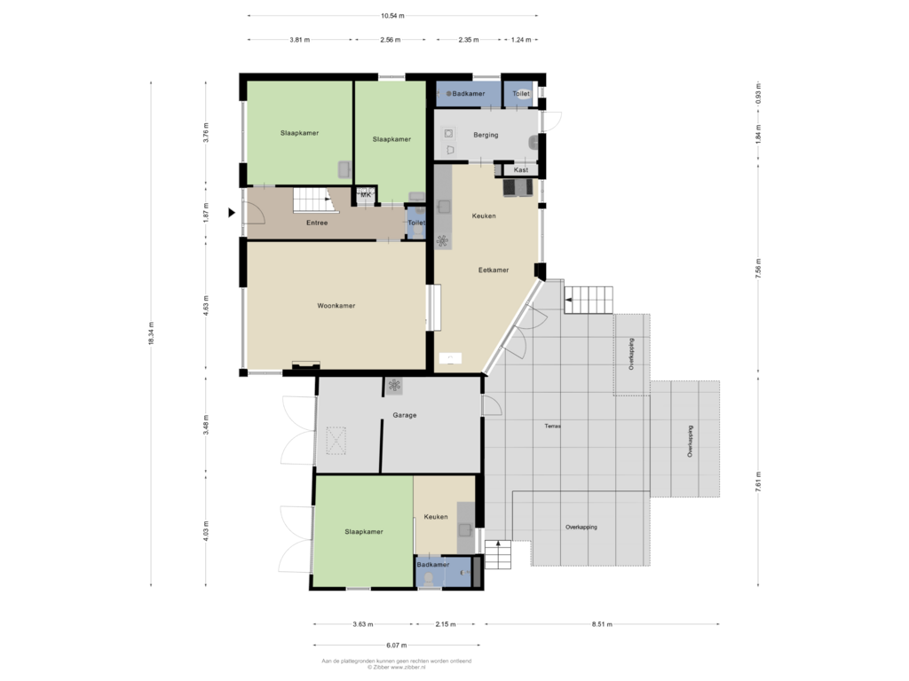 Bekijk plattegrond van Begane Grond van Weststraat 11