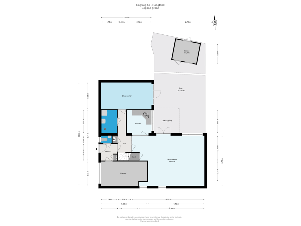 Bekijk plattegrond van Begane grond van Engweg 50