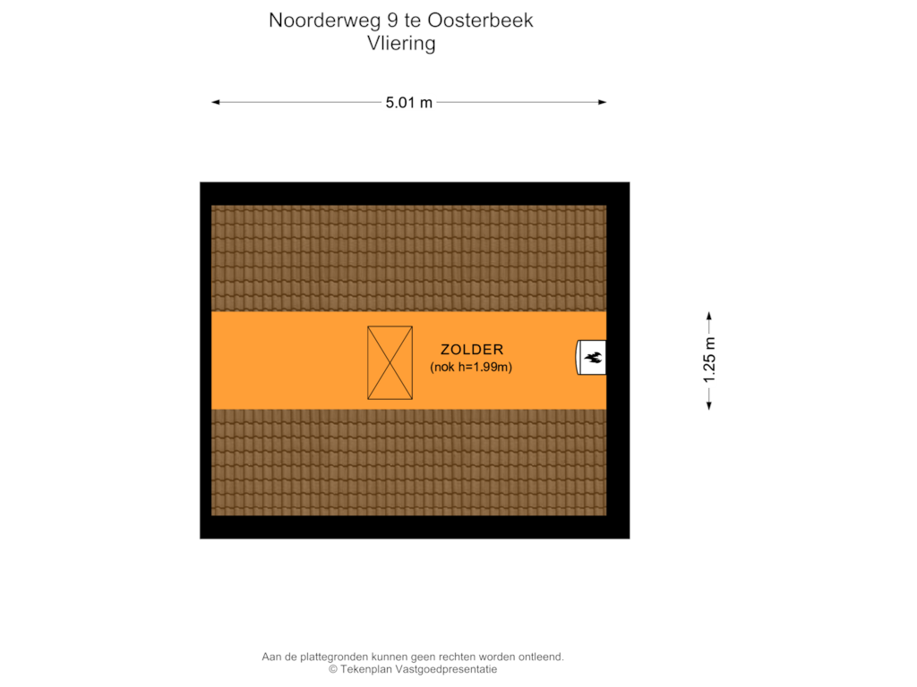 Bekijk plattegrond van Vliering van Noorderweg 9