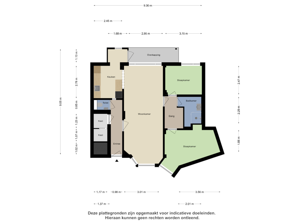 Bekijk plattegrond van Begane grond van Ambonstraat 28