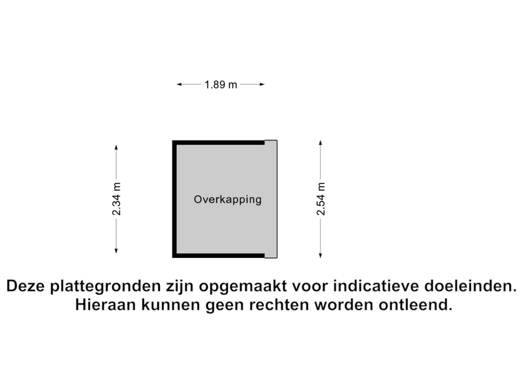 Bekijk plattegrond van Overkapping van Ambonstraat 28