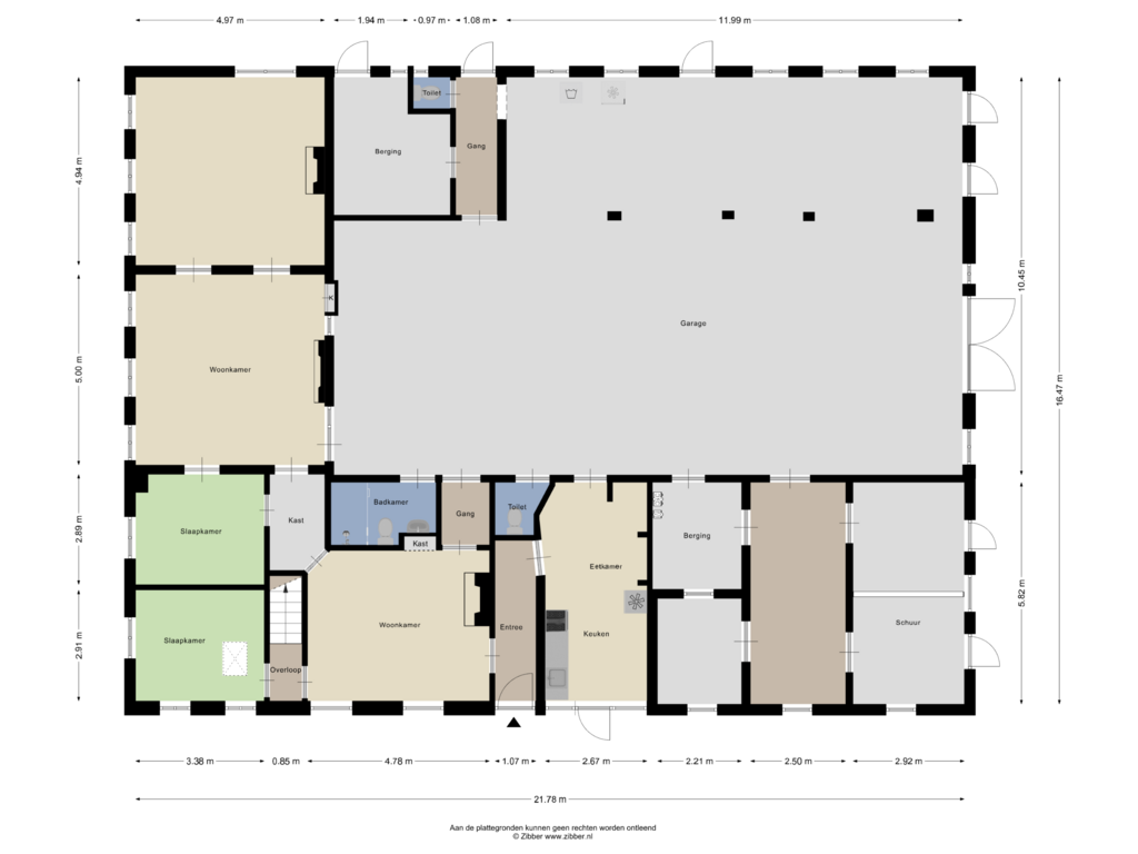 View floorplan of Begane Grond of Beckumerstraat 51