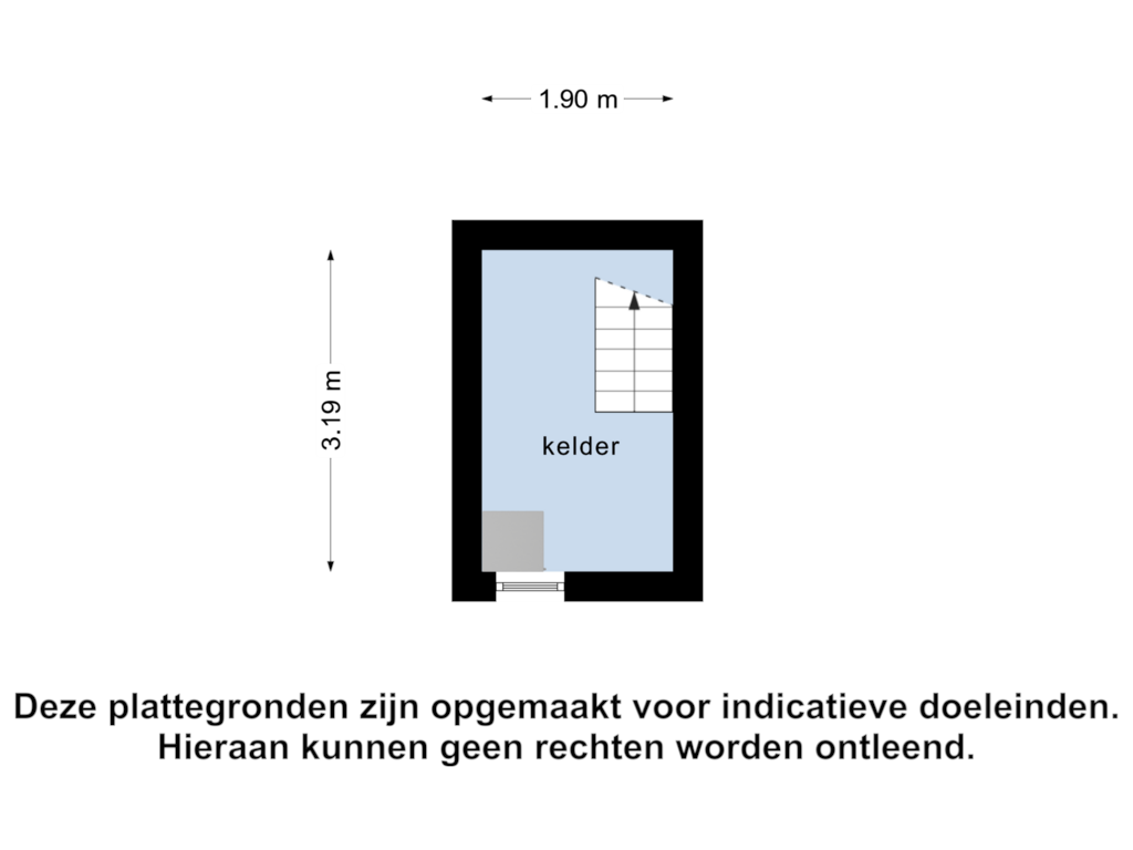 Bekijk plattegrond van Kelder van Jachtlaan 231