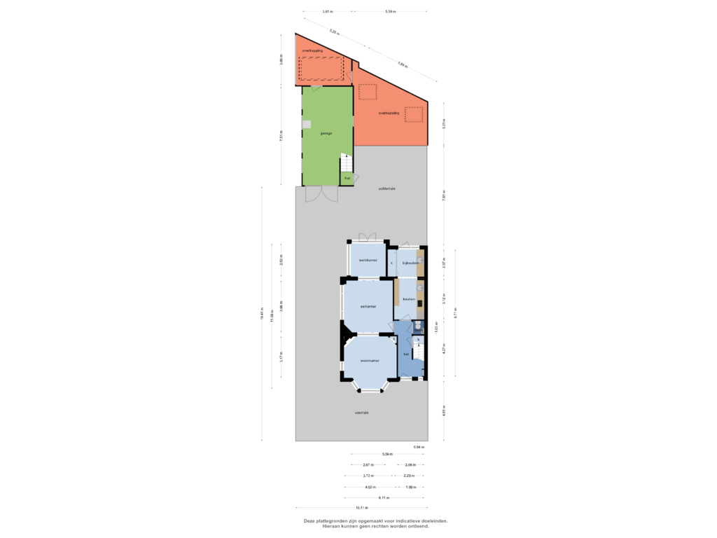 Bekijk plattegrond van Overzicht woning van Jachtlaan 231