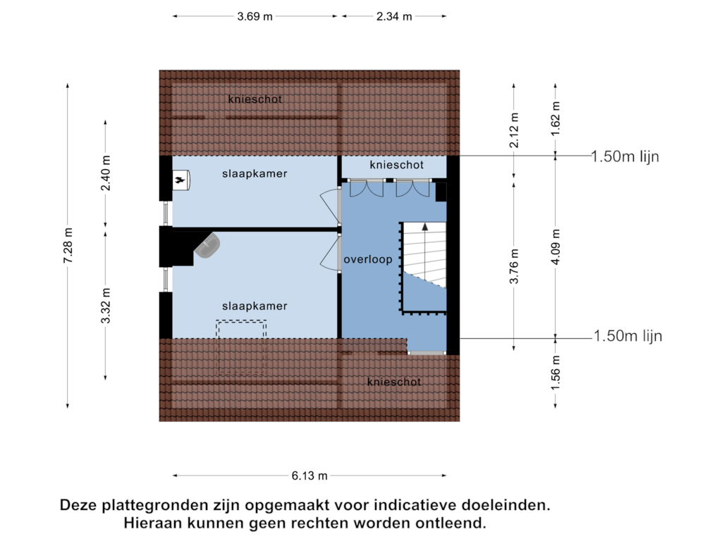 Bekijk plattegrond van 2e verdieping van Jachtlaan 231