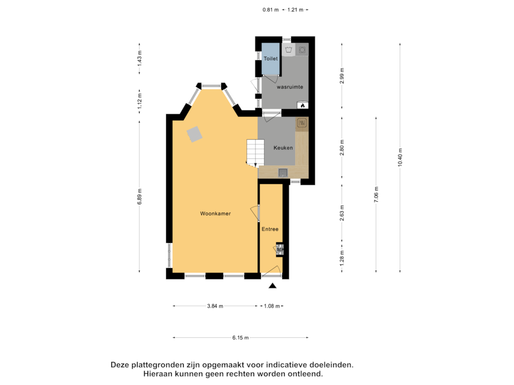 Bekijk plattegrond van Begane Grond van Burgemeester Albertsstr 5