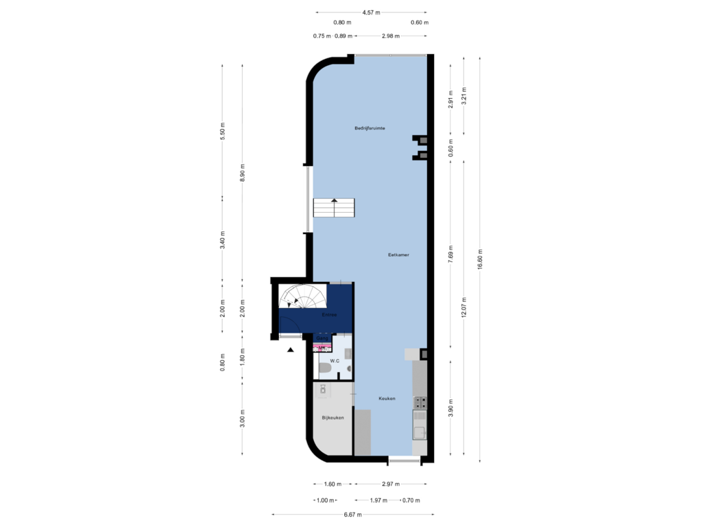 Bekijk plattegrond van Begane Grond van Loeffstraat 11