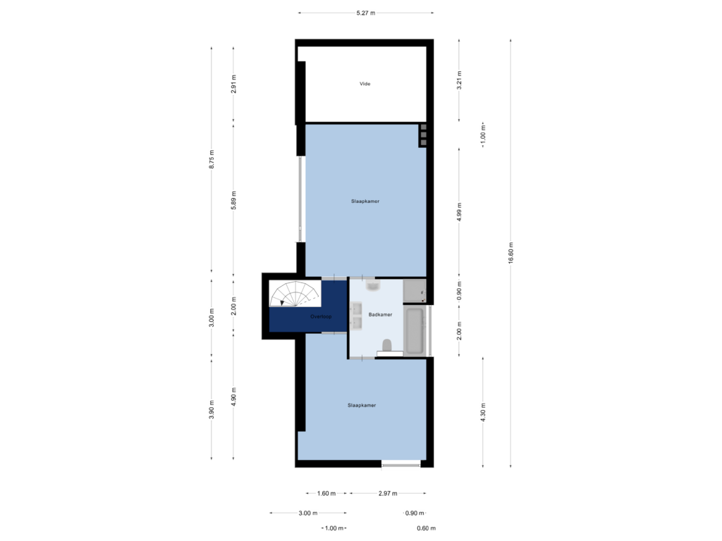 Bekijk plattegrond van Eerste Verdieping van Loeffstraat 11