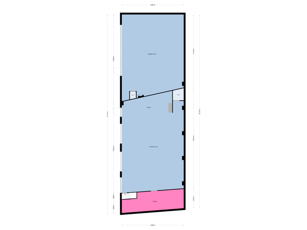 Bekijk plattegrond van Begane Grond van Loeffstraat 11