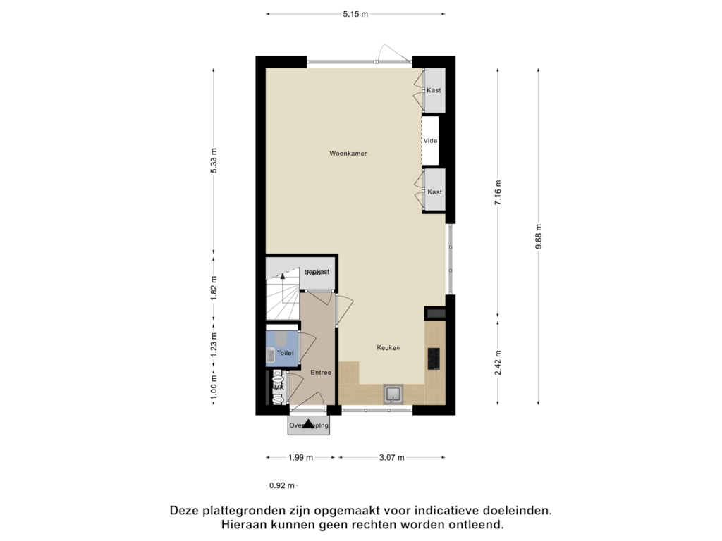 Bekijk plattegrond van Begane Grond van Brekelsveld 85