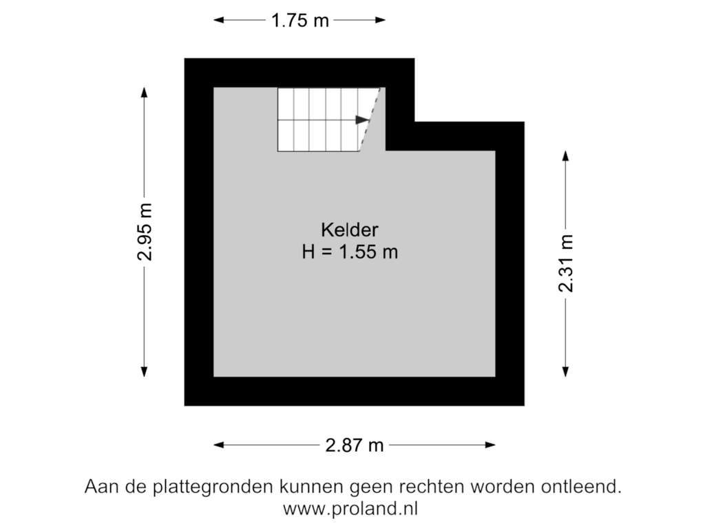 Bekijk plattegrond van Kelder van Vaart NZ 21