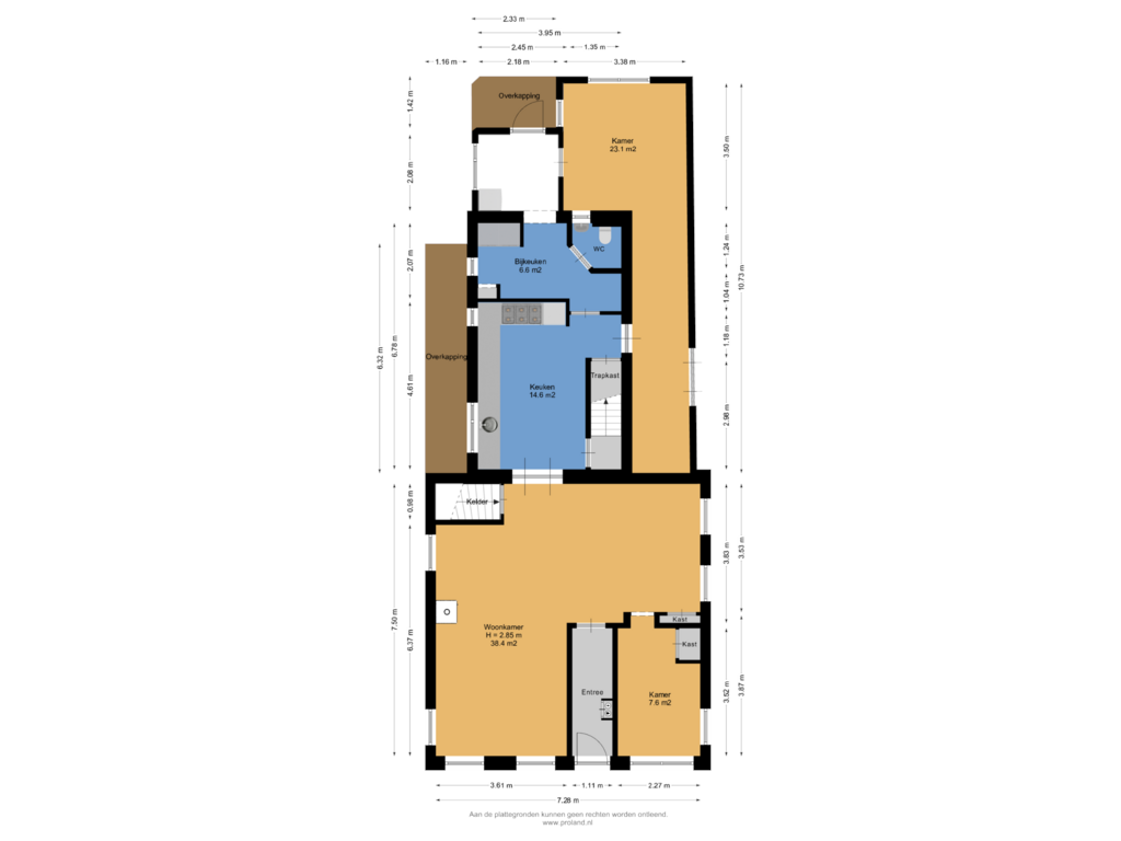 Bekijk plattegrond van Begane Grond van Vaart NZ 21