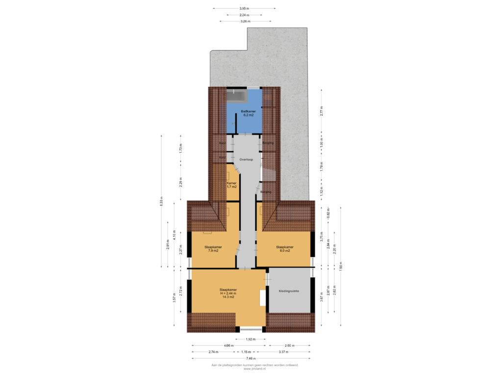 Bekijk plattegrond van 1e Verdieping van Vaart NZ 21