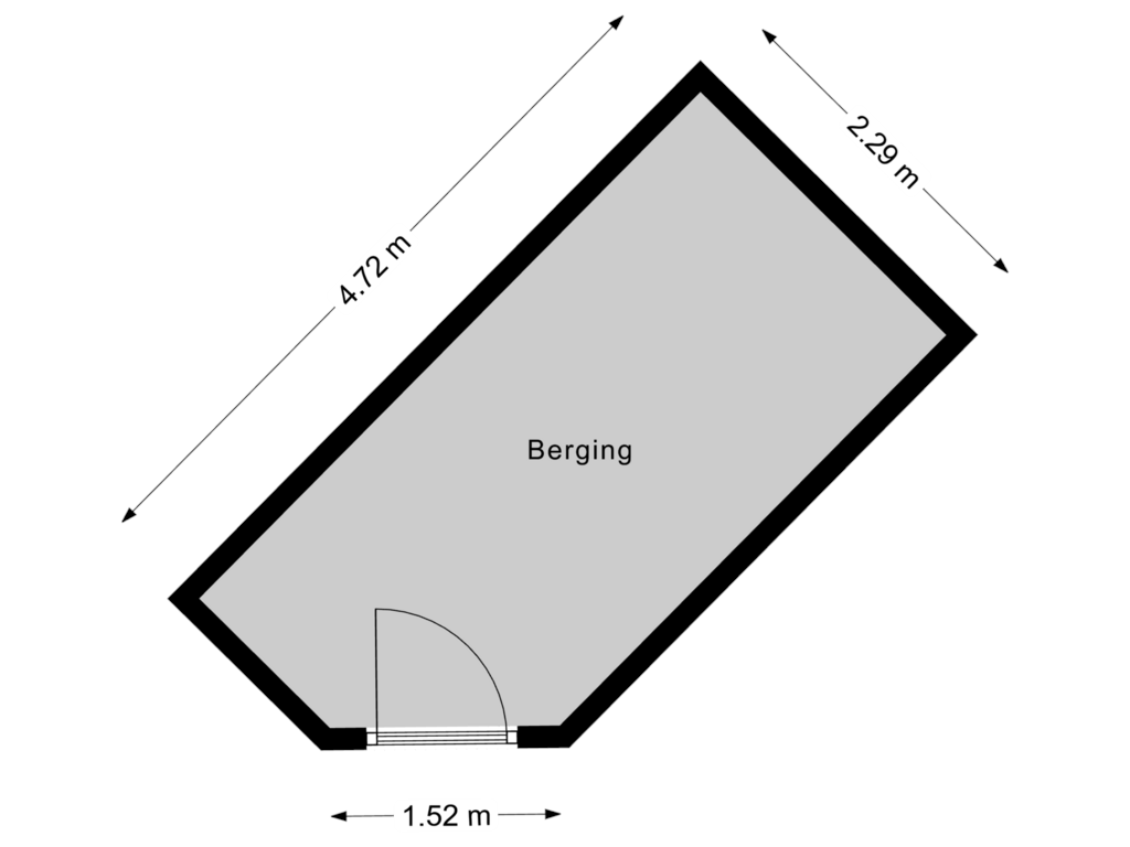 Bekijk plattegrond van Berging van Beuningerbeemd 33