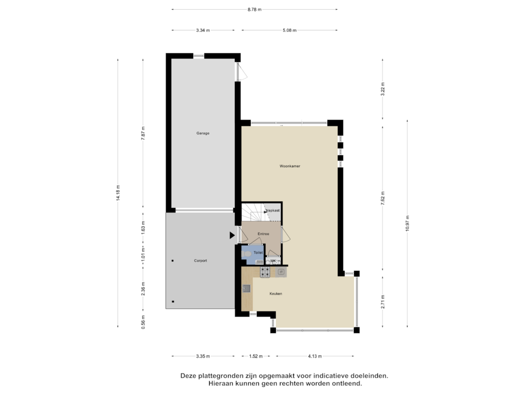 Bekijk plattegrond van Begane Grond van de Pleats 2