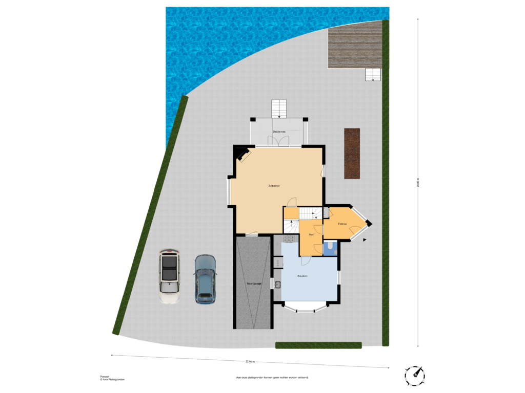 Bekijk plattegrond van Perceel van Oostdaallaan 1