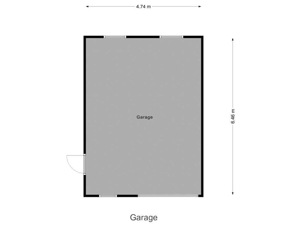 Bekijk plattegrond van Garage van Bermweg 408