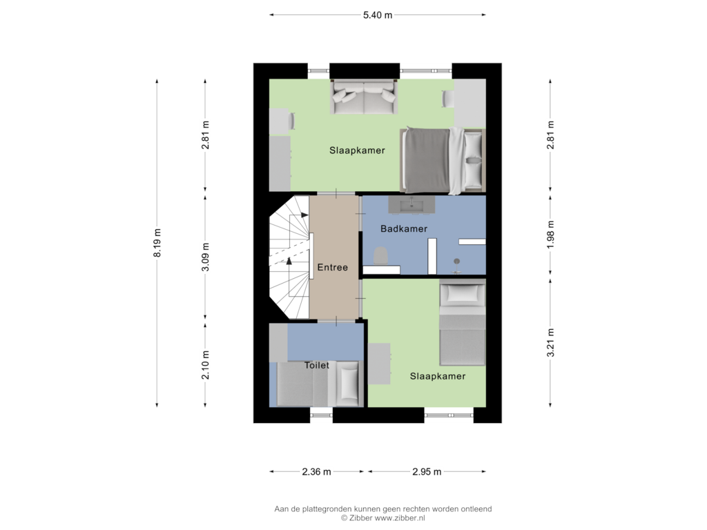 View floorplan of Eerste verdieping of Waterlinie 93