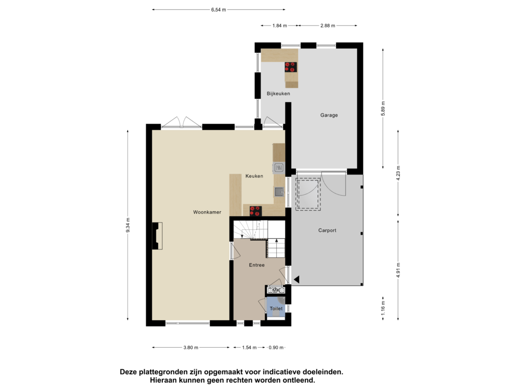 Bekijk plattegrond van Begane Grond van St. Agnetenweg 94