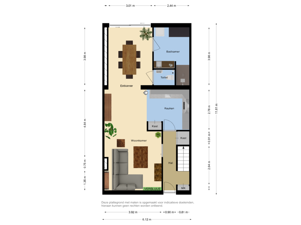 Bekijk plattegrond van First floor van Kaai 28