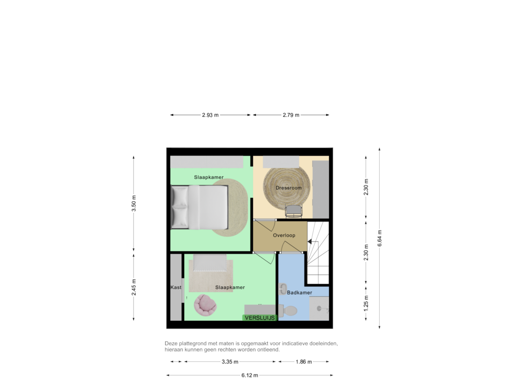 Bekijk plattegrond van Second floor van Kaai 28