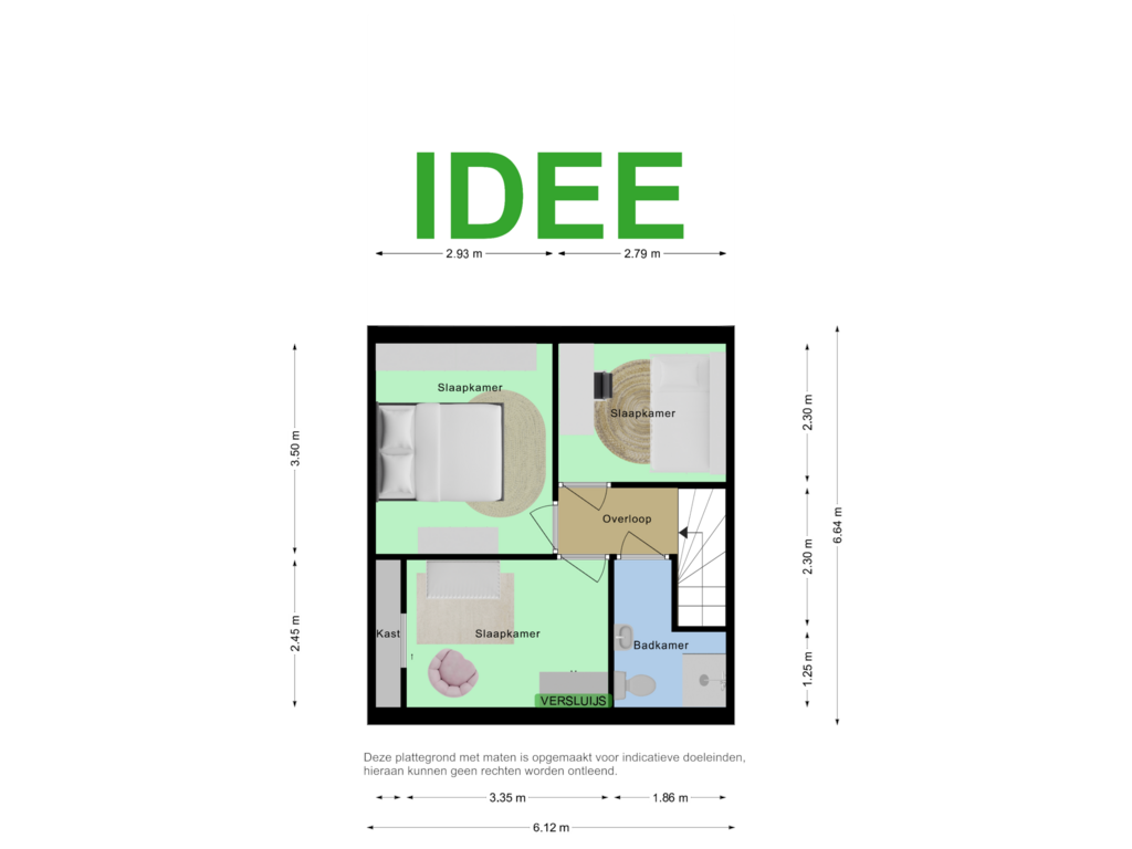 Bekijk plattegrond van Second floor IDEE van Kaai 28