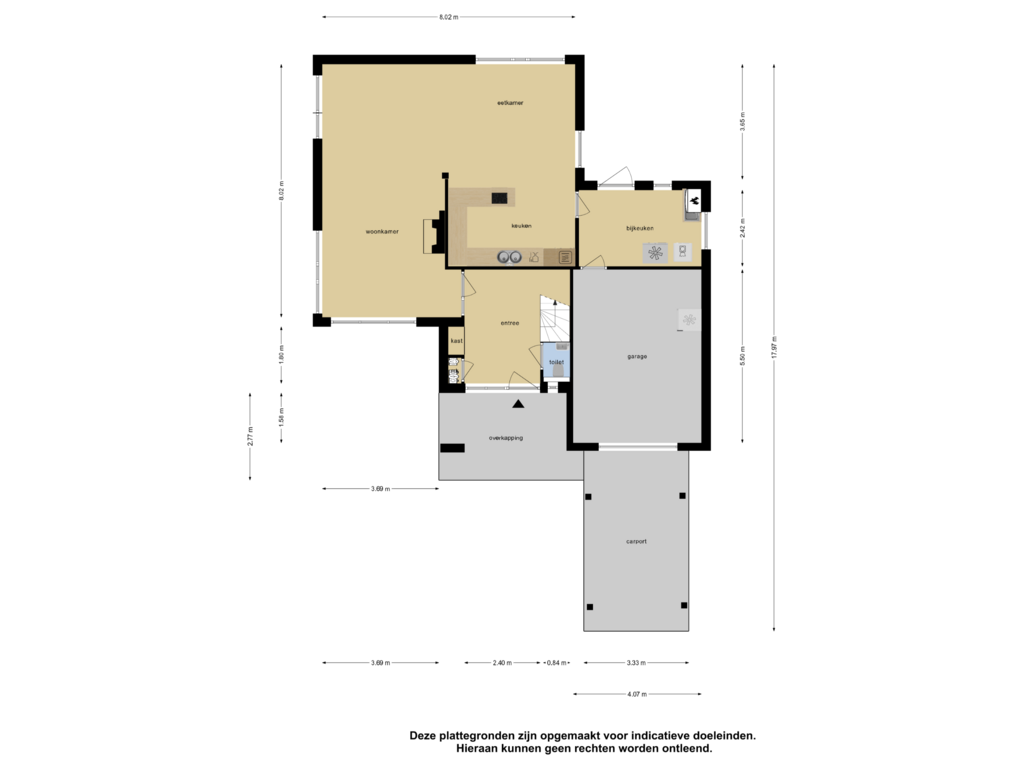 Bekijk plattegrond van Begane Grond van Lepelaar 9