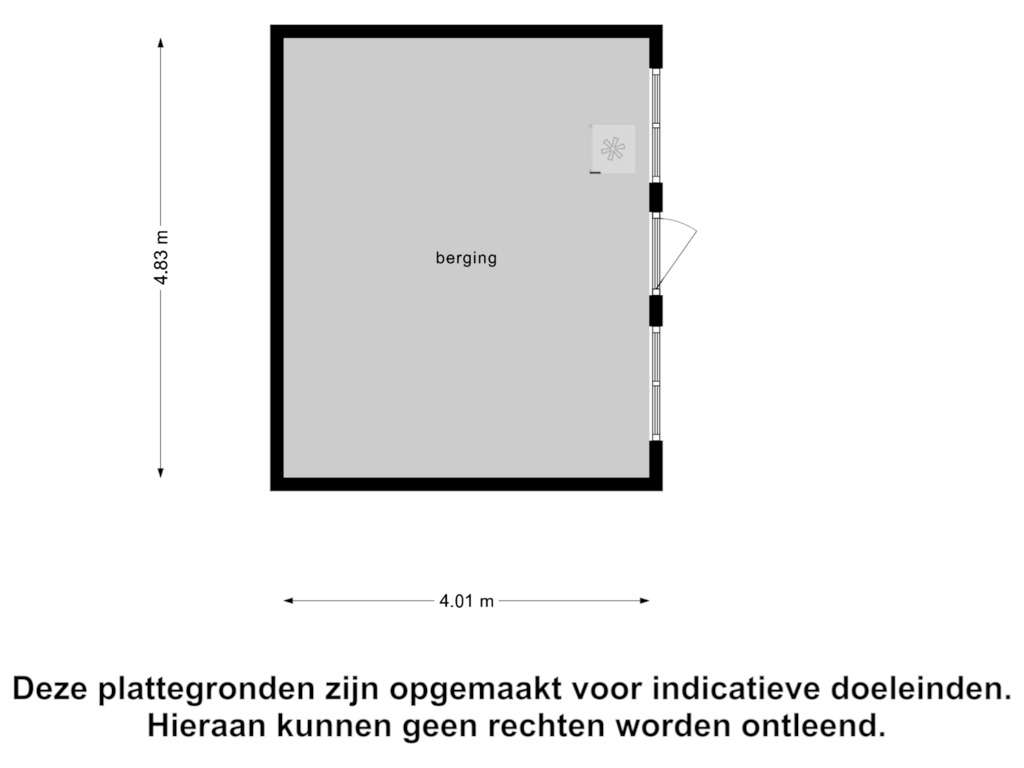 Bekijk plattegrond van Berging van Lepelaar 9