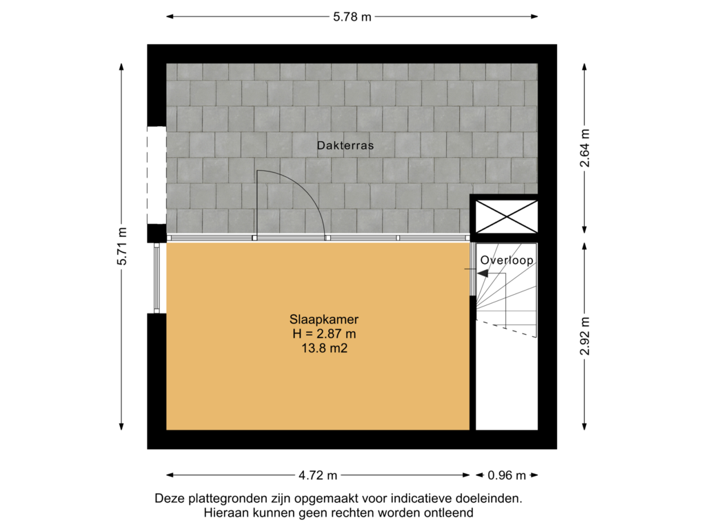 View floorplan of 3e Verdieping of Goudslagersgaarde 13