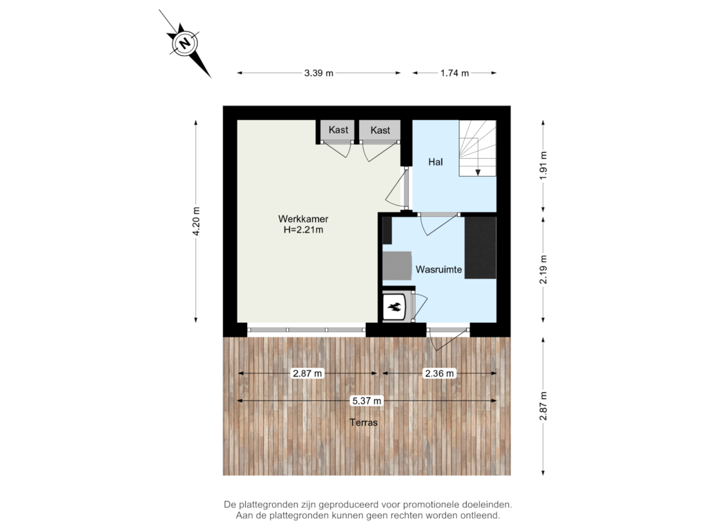 Bekijk plattegrond van Kelder van Noorddijk 8-E