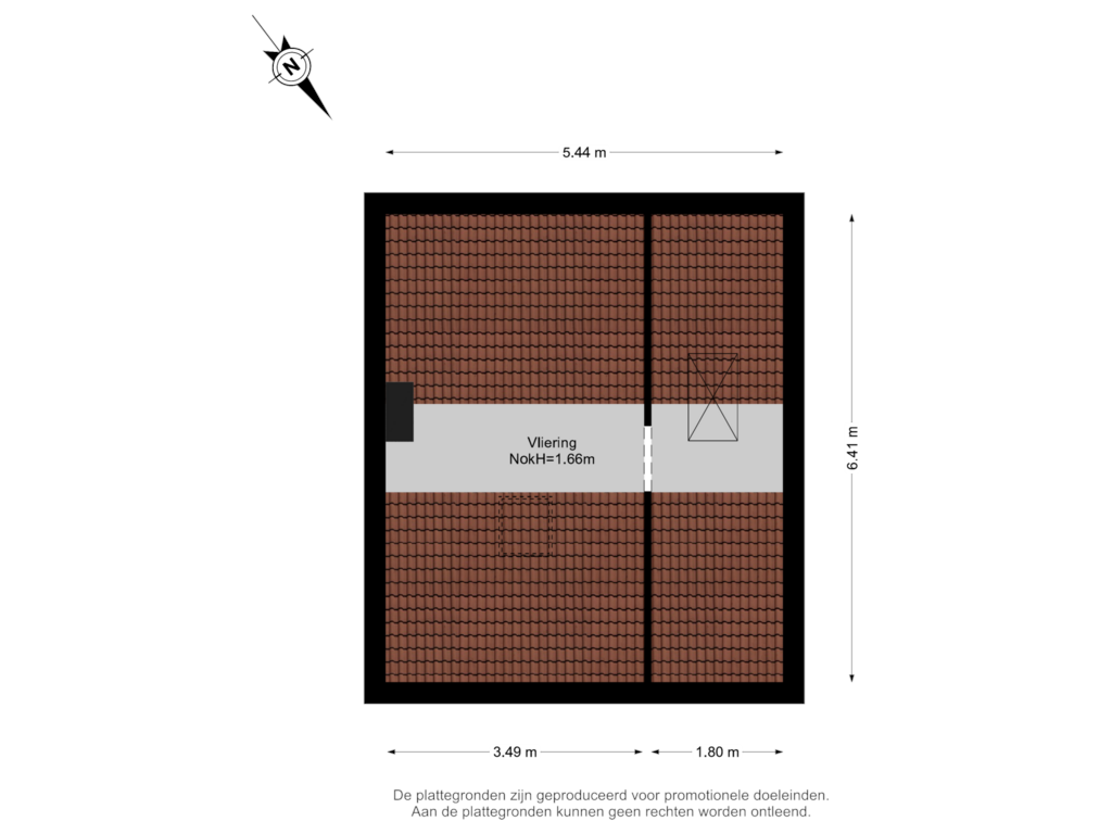 Bekijk plattegrond van Vliering van Noorddijk 8-E